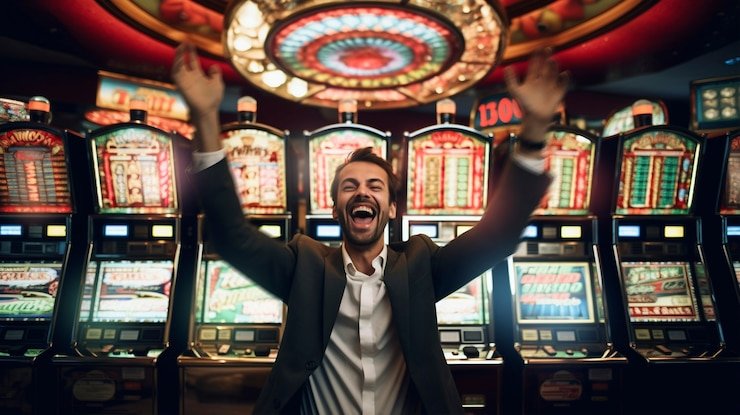 Pengguna menikmati Live Casino melalui perangkat seluler dengan antarmuka responsif